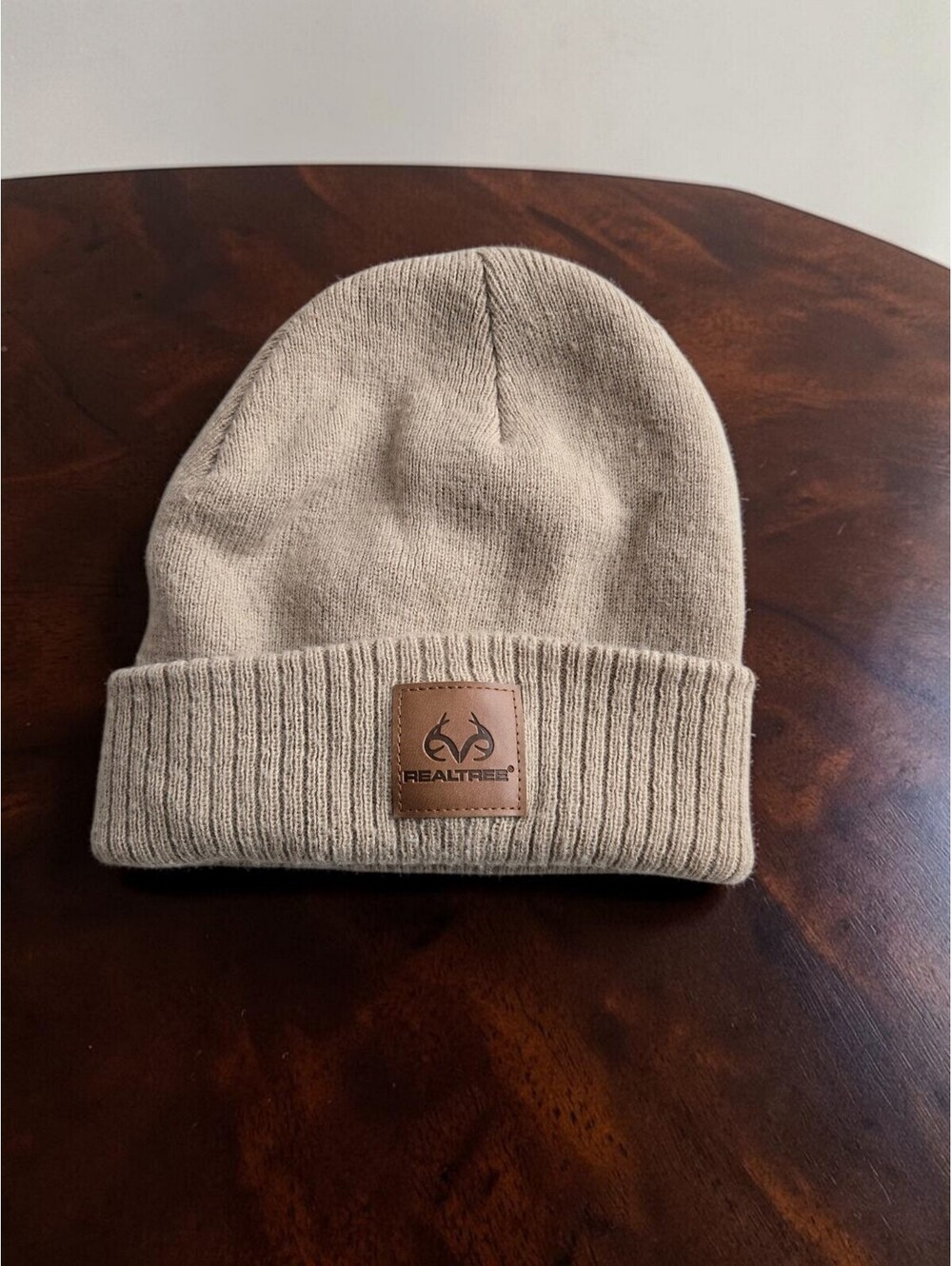 Realtree Beige Beanie Hat
